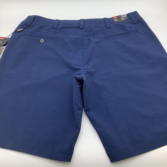 Under Armour Mens Heat Gear Loose Fit Shorts Blue Size 40 (Actual 38) NWT - Picture 5 of 15